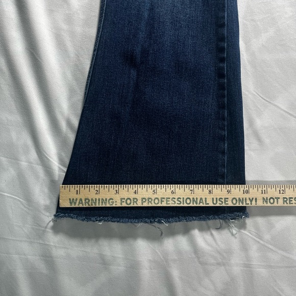 Judy Blue Dark Wash Distressed Flare Jeans Juniors size 7/28 stretch JB88739 - Picture 10 of 15